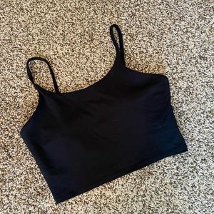 Black bra top